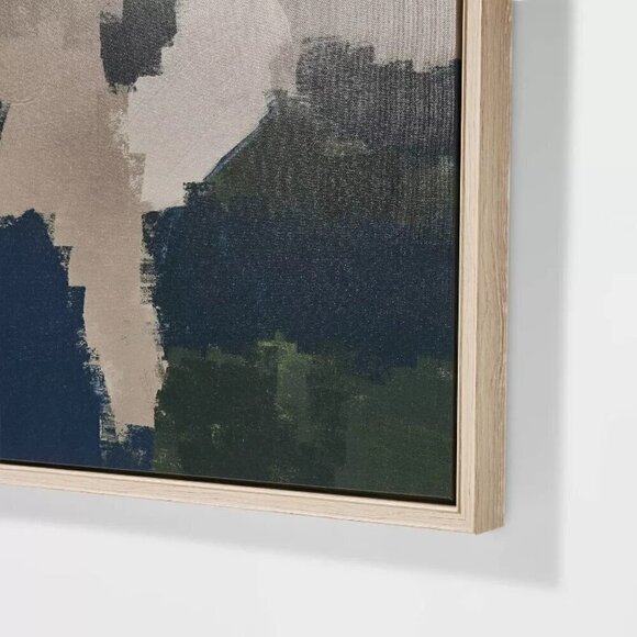 Threshold Studio McGee 36x24 Abstract Framed Wall Art Canvas Target Modern Decor - Picture 3 of 6